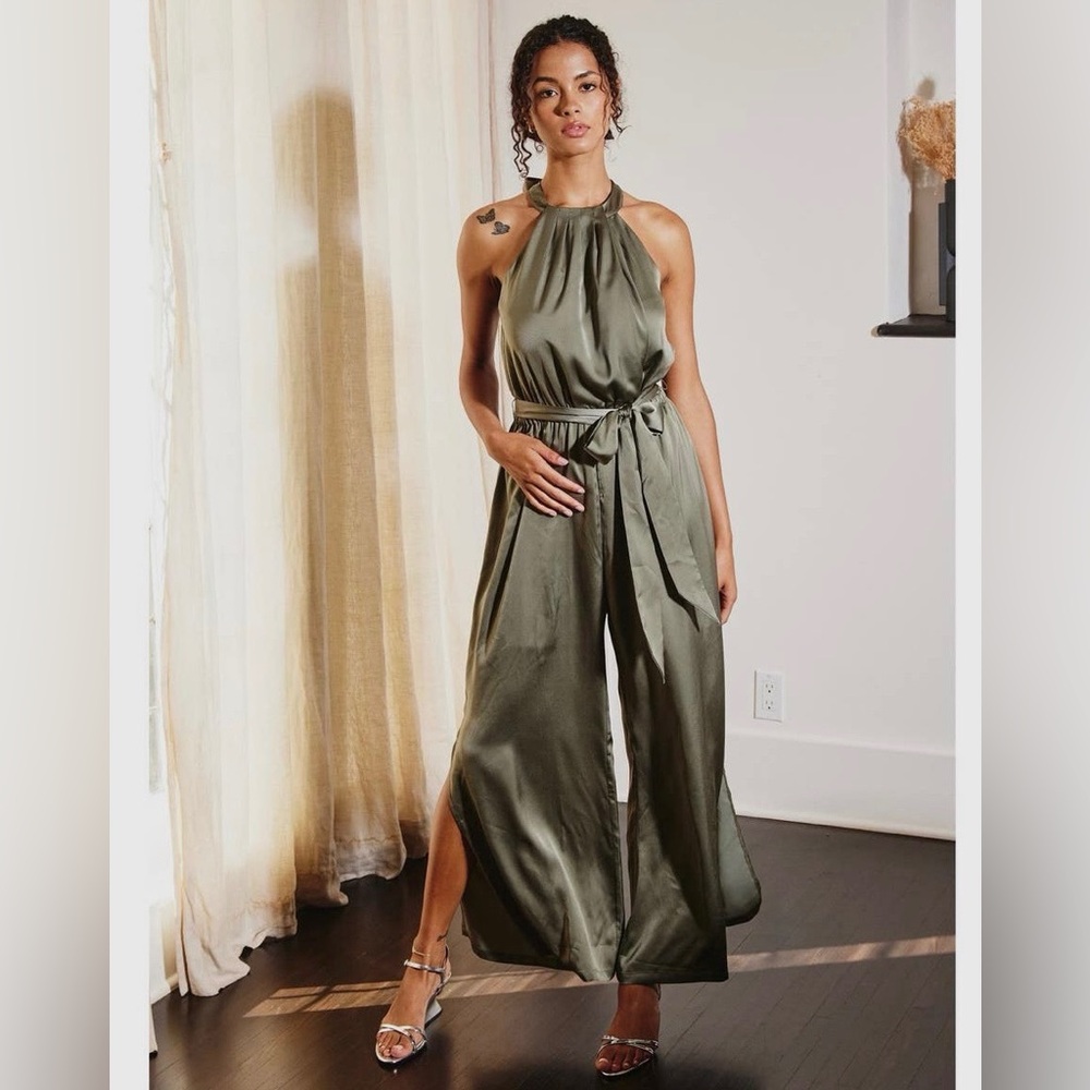 Olive green Dress Forum jumpsuit